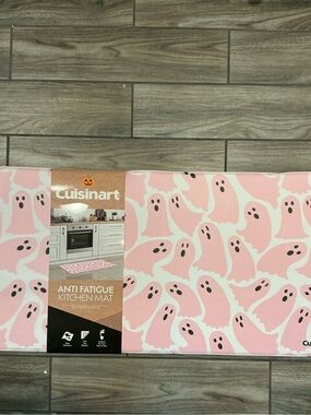 Cuisinart Pink Ghosts Halloween Anti Fatigue Kitchen Mat-20” x 39”